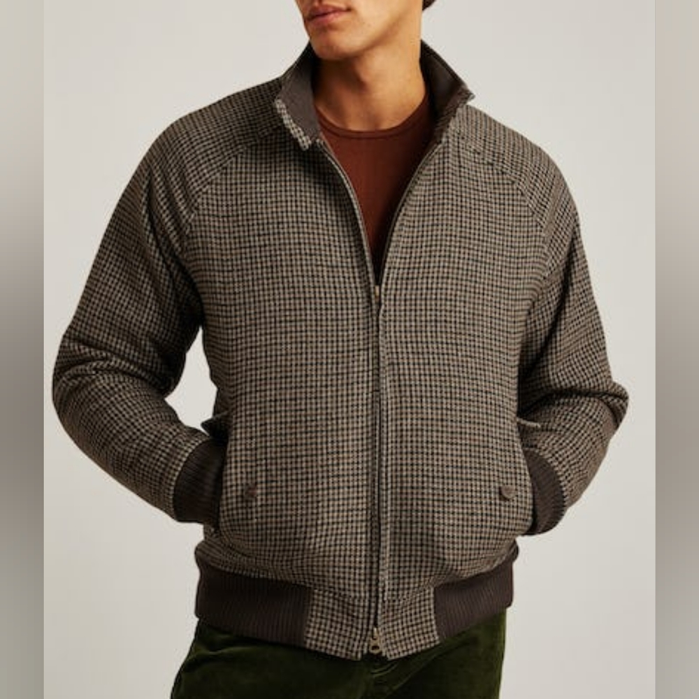 Bonobos Italian Wool Harrington Jacket
